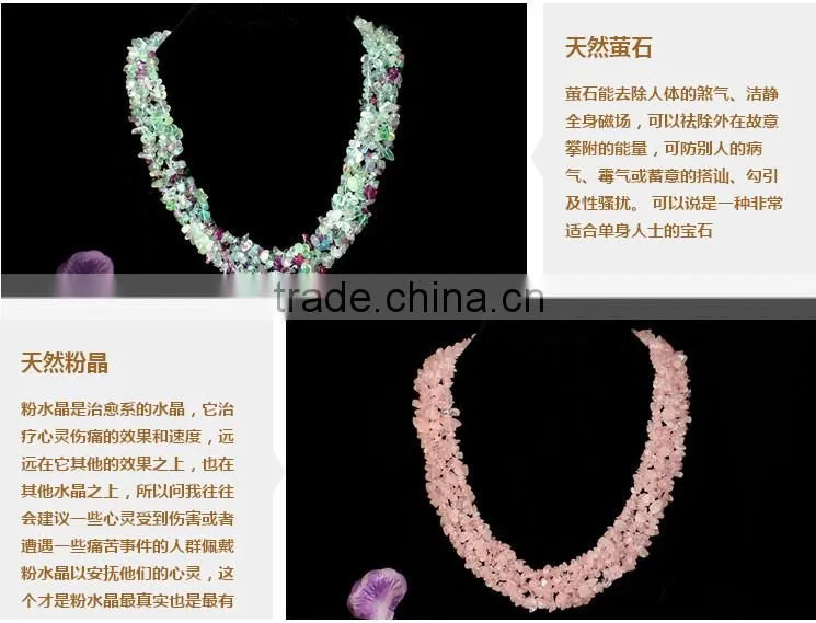 Latest Crystal Fashion crystal stone tree of life charmstree of life pendant necklace
