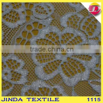 embroidered lace fabric for bridal lace and fabric