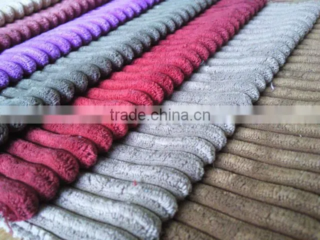 Polyester Corduroy fabric for sofa