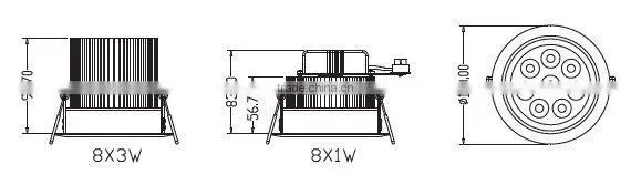 Low price LED down lamp