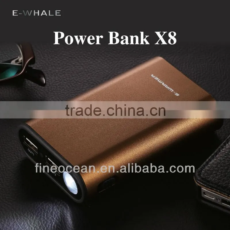 Portable E-warmer Mobile Power Bank Charger 6000mAh X8
