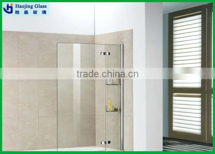 High quality tinted shower door stained glass