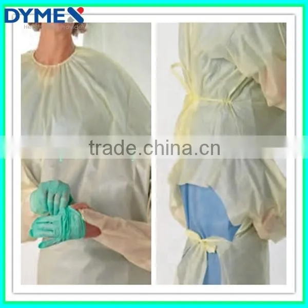 AAMI Level 3 Thumb up Anti Fluid Impervious Gown with Open Back