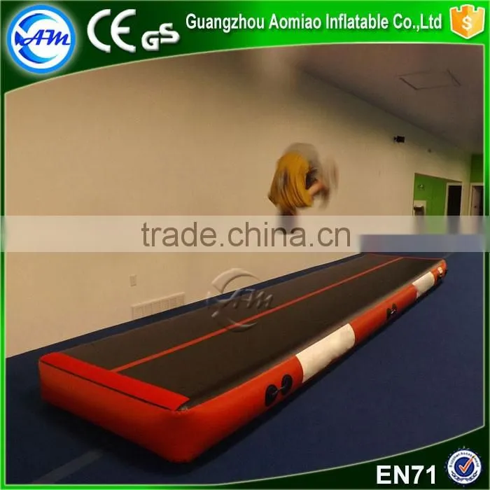 Cheap inflatable air tumble track custom inflatable mattress