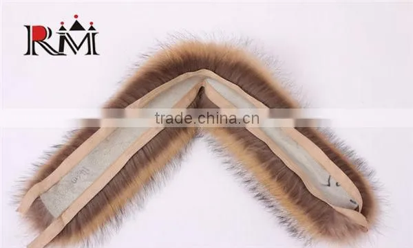 Raccoon dog strip, raccoon dog trim, raccoon dog fur collar