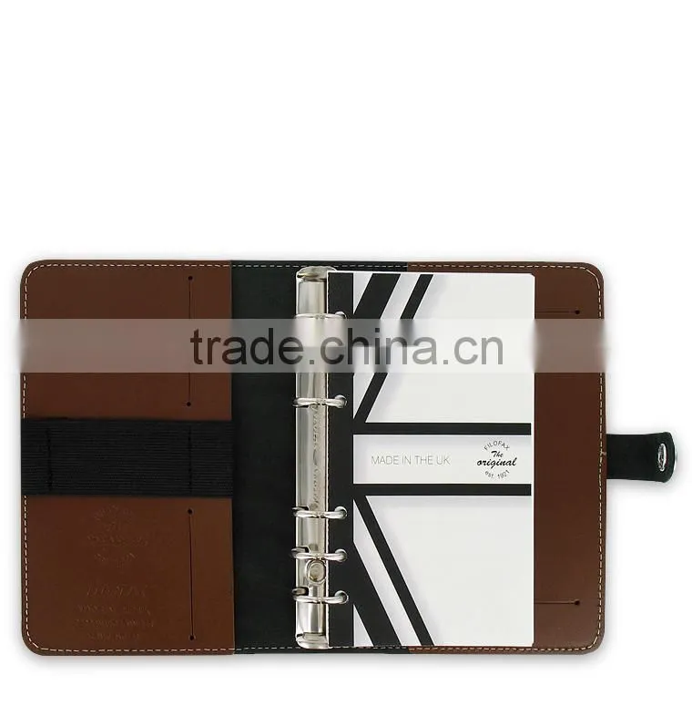 faux leather notebook journal planner 6 ring binder leather agenda cover