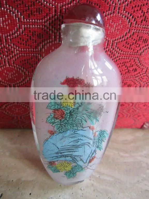 Chinese Traditional snuff box c/w Plum blossom cymbidum bambooand chrysantheum