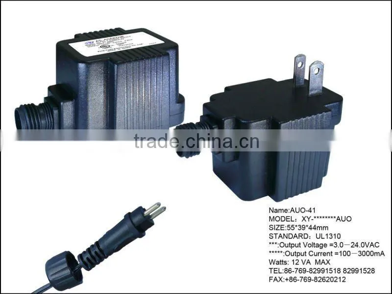 Rainproof ac adapter IP 44 rated