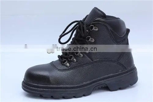Wearable Rubber outsole safety shoes made in China middle cut series safety boots for work 9045