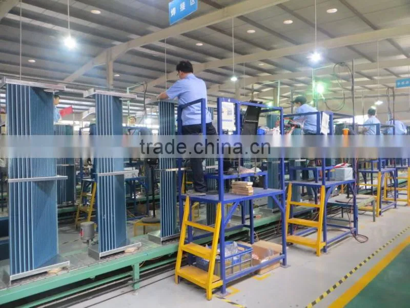 Tube fin air cooled evaporator for refrigeration, cold room, air conditioning system