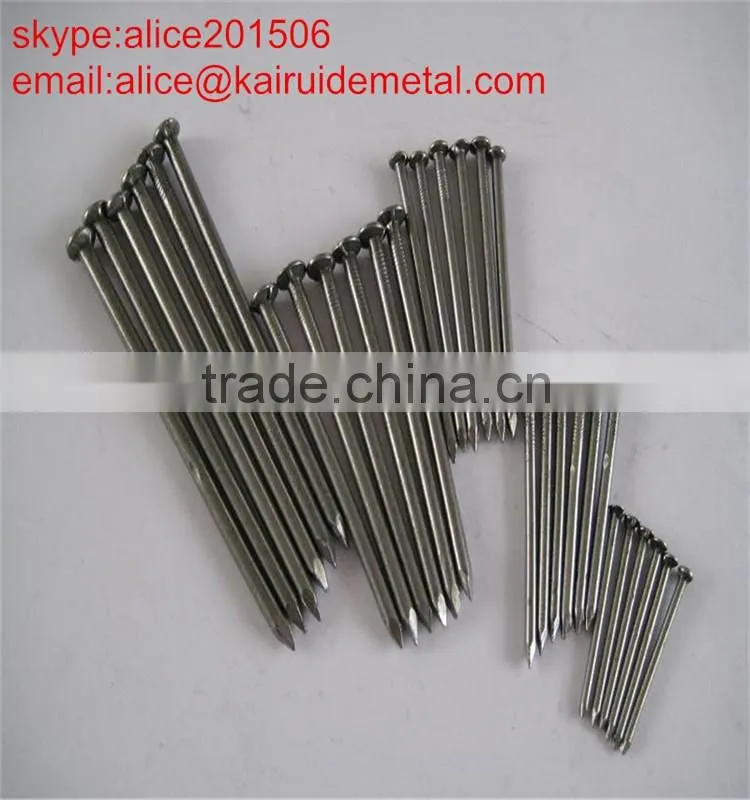 high quality factory produce common iron nail 3"-4"/common iron wire nail