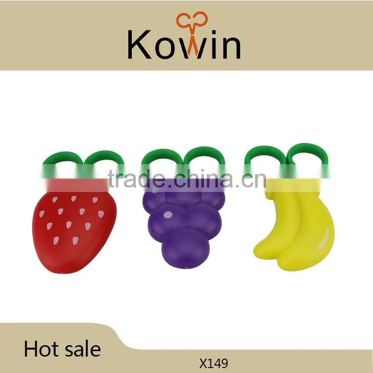 cartoon banana student scissors