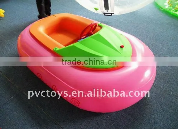 inflatable electric kiddie duck inflator bumper boat with timer and music player