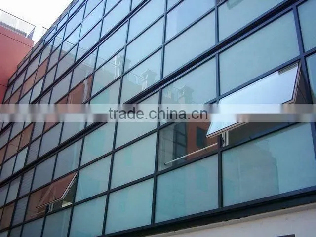 Unitized glass curtain wall