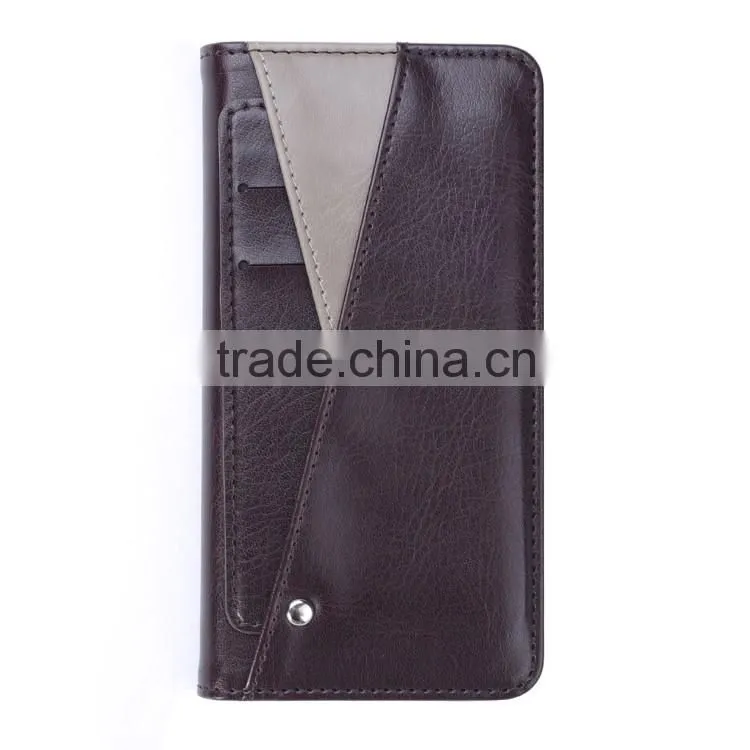 Wholesales Manufacture Leather Phone Case for iPhone 7 with Card Holder