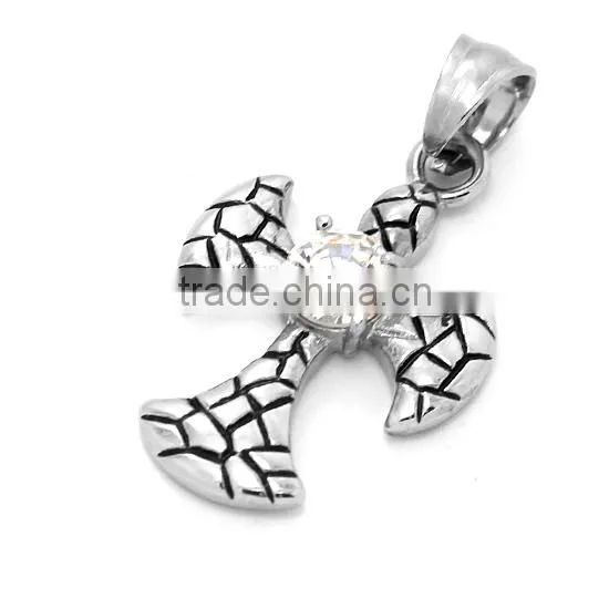 TKB-P1699 Filigree Crucifix Religious Jewelry Eternal Cross 316L Stainless Steel Hip-hop Punk Style New Design Cheaper