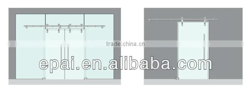 stainless steel accessoriess & sliding glass shower room hardware