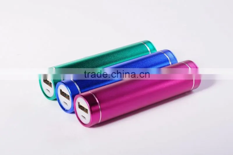 New Model Fashion Portable Power Bank With 2600mah Cargador