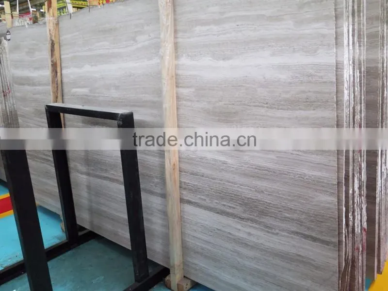 Wood White Marble Big Slabs