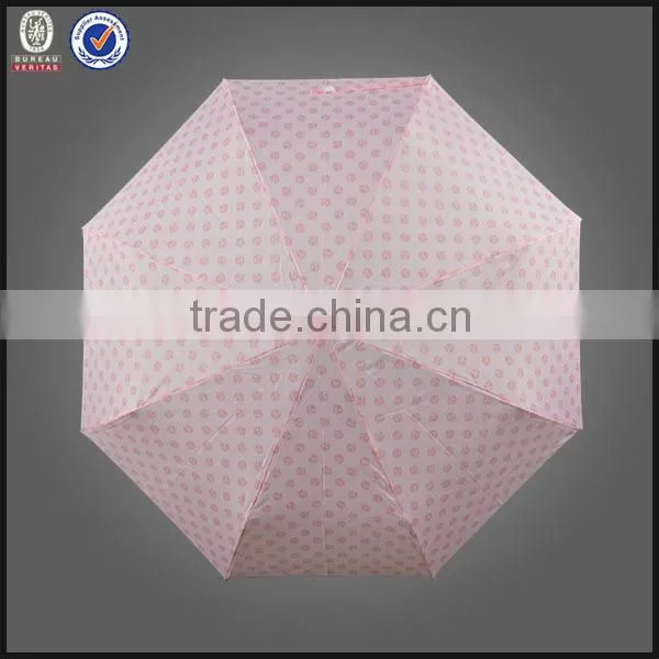Newly Three Folding Mini Sex Beautiful Girl Picutre Full Body Umbrella