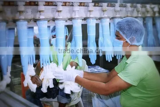Manufacture Disposable Latex Examination Gloves Safety Medical Latex Gloves Malaysia