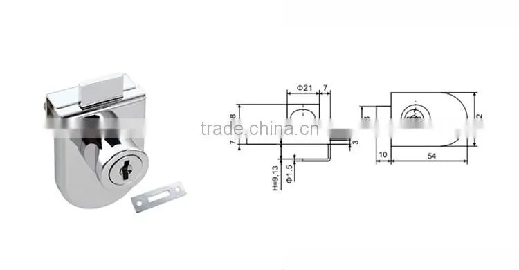 Best Selling Products Sliver Color Spring Latch Lock