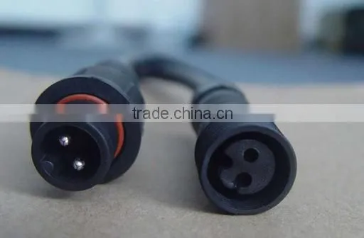 2 Pin/3 pin IP68 Waterproof Power Connector Cable with Male and Female