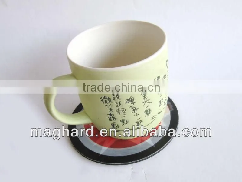 2016 New products custom 3D lenticular coaster magnetic fridge magnet for promotional gift