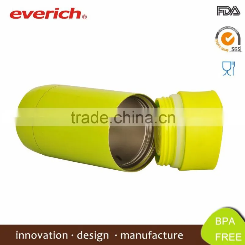 2015 Double Wall Stainless Steel 18/8 vacuum Side Open Quick Stopper Mug