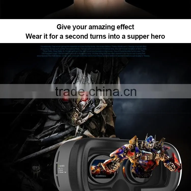 2016 New Design 3d Vr Glasses Virtual Reality Headset 3d Vr Box for Sale