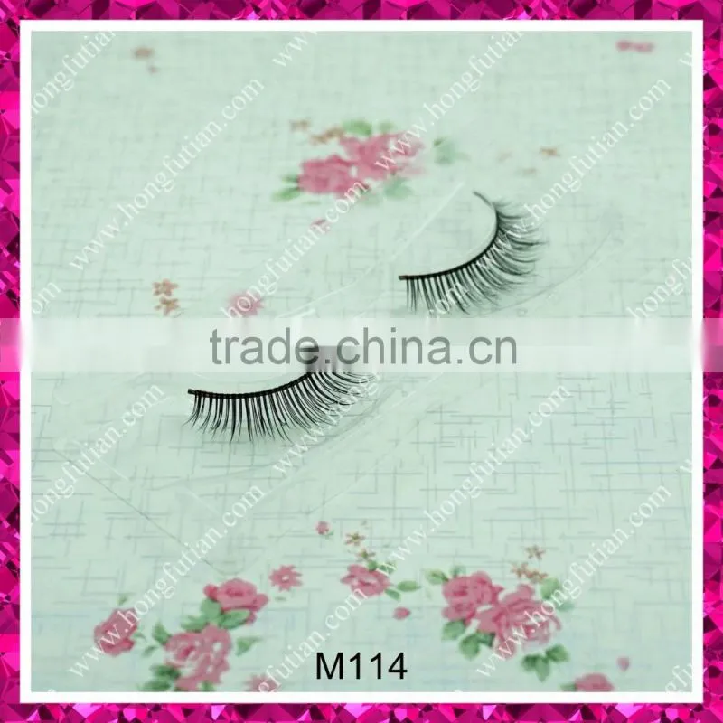 Top quality 100% real mink strip lashes, handmade mink lash