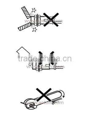 export products list TRC12-4AO distance 4mm non flush proximity sensor transducer