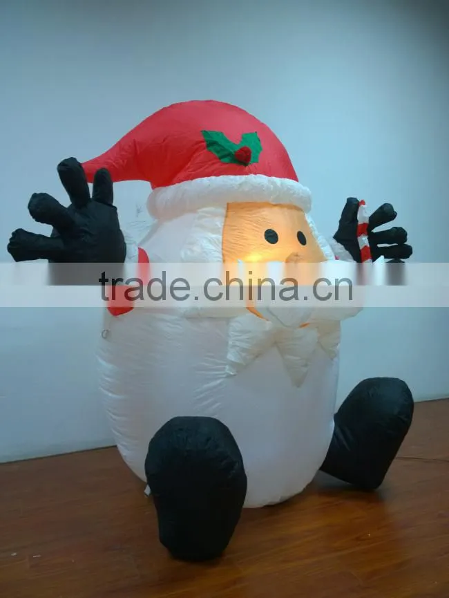DJ-XT-66 inflatable best made toys christmas santa claus fat chubby hug doll
