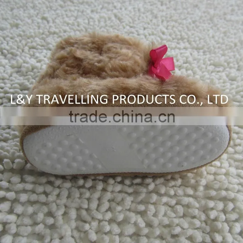 Premium quality indoor comfortable microsuede warm baby boots