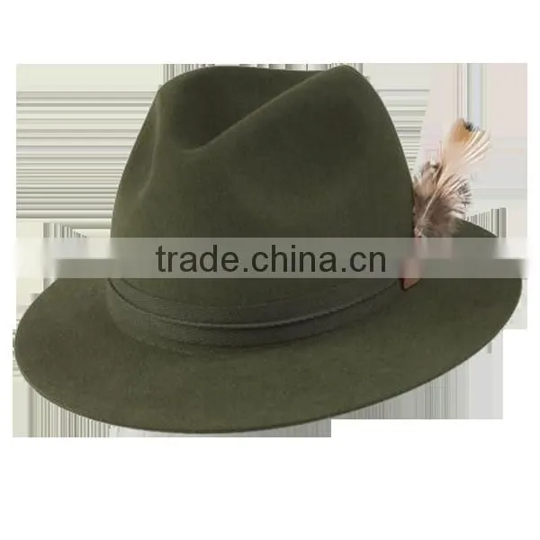 Wool Felt Hunting Hats Fedora