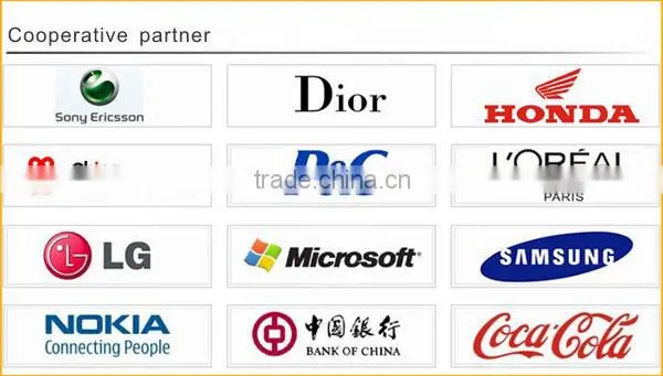 The World Top 500 Brands Design Acrylic LED Display