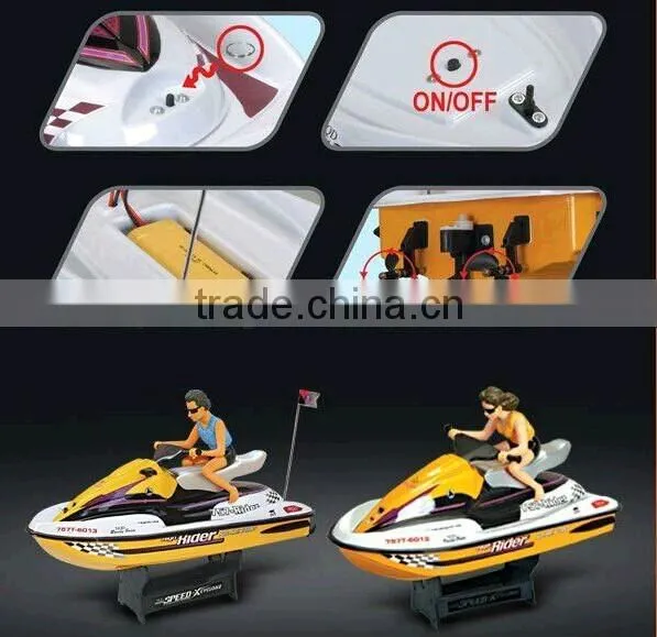 Hot Selling 757-6013 1:5 Scale Remote Control Electric Sea Motorboat RC Toys