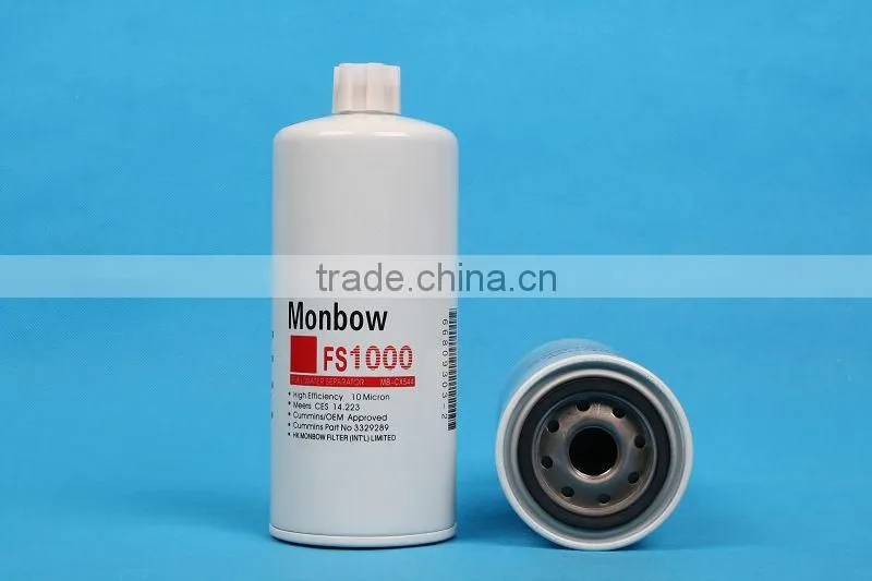 FLEETGUARD FS1000 SPIN-ON FUEL FILTER FOR CONSTRUCTION MACHINERY