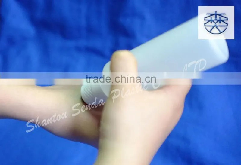 liniment plastic bottle with sponge applicator, bottle for liniment