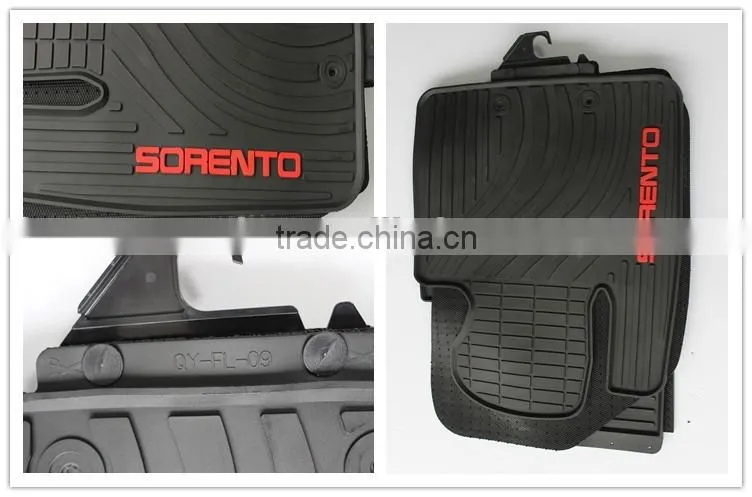 China Manufacturer 3D PVC Rubber Auto Car Floor Mats For KIA SORENTO