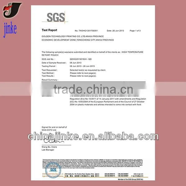 Gravure Printing Flexible Laminated Tea Bag
