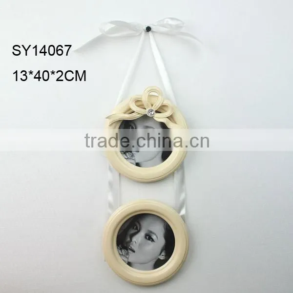 Handmade collage picture photo frame.