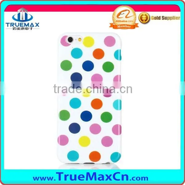 2016 New Hot Sale TPU Case for iPhone 6 Polka Dot TPU Case