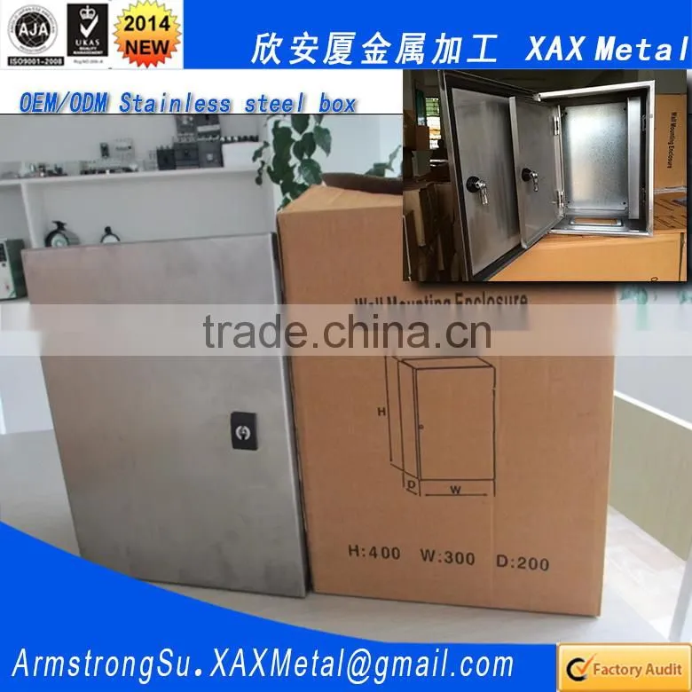 XAX76DB Non standard custom made two layers cabinet enclosure 304 316 ss304 ss316 sus304 sus316 ip65 control box