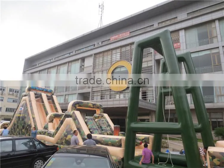 Military Boot Camp Inflatable Obstacle Course for Sale