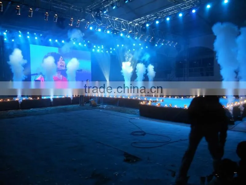 RGB Color DMX LED Vertical Smoke Fog machine 1550W