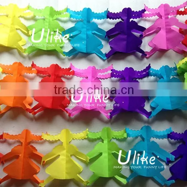 New Birds party garland paper decoration tissue bear honeycomb paper garland