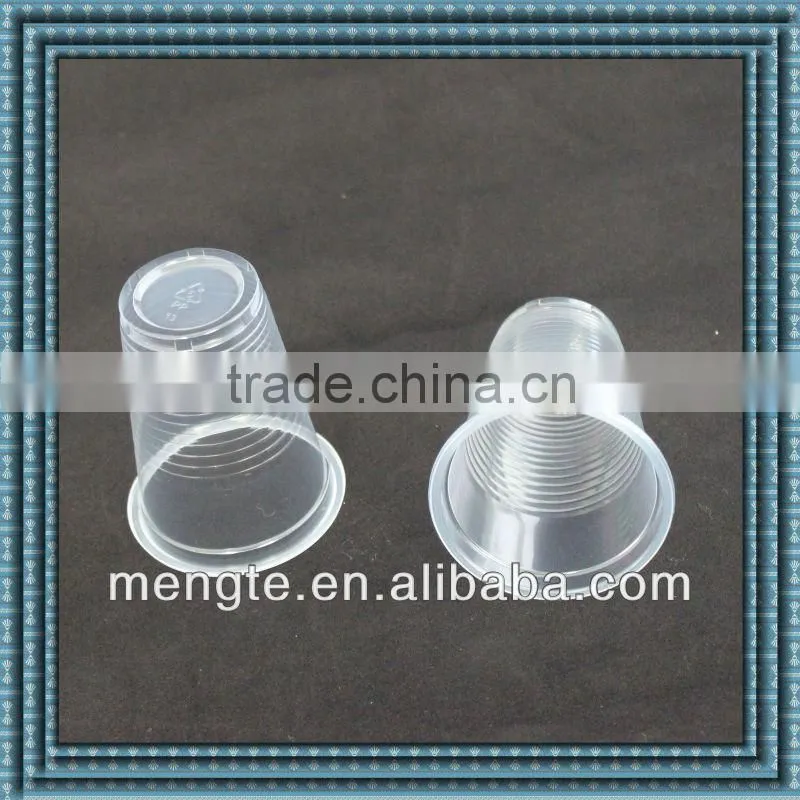 7oz clear plastic drinking cup