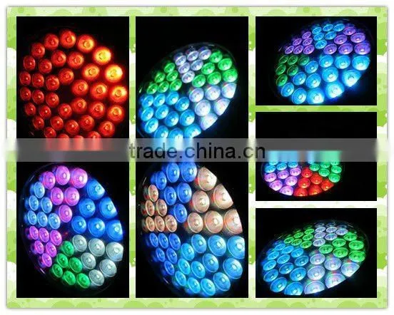 36pcs 8W RGBW 4 in 1 moving head stage led lighting