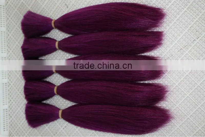 Purple Remy Human Hair Bulk